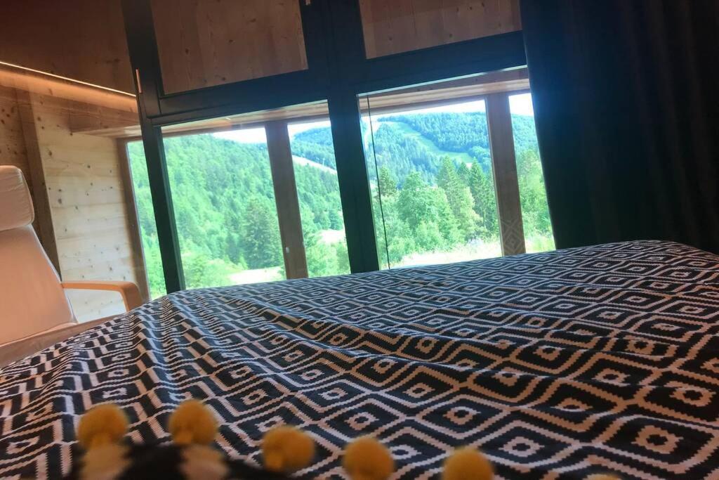 Bel appartement neuf équipé au pied des pistes La Bresse Extérieur photo